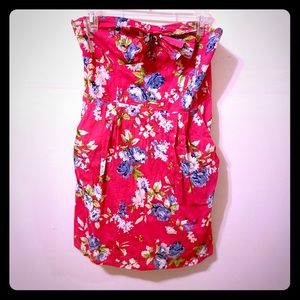 Nicolette Bright Pink Floral Sundress
